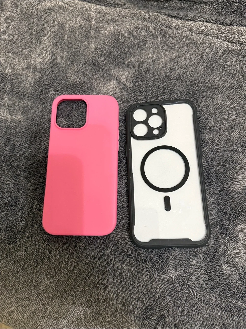 Apple Mixed Phone Case Bundle in Pink, Black, Leopard, Clear, and Gold Accents